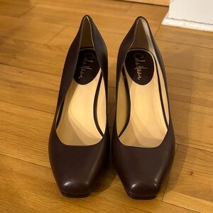 Cole Haan Dark Brown Leather Heels with Nike Air Technology